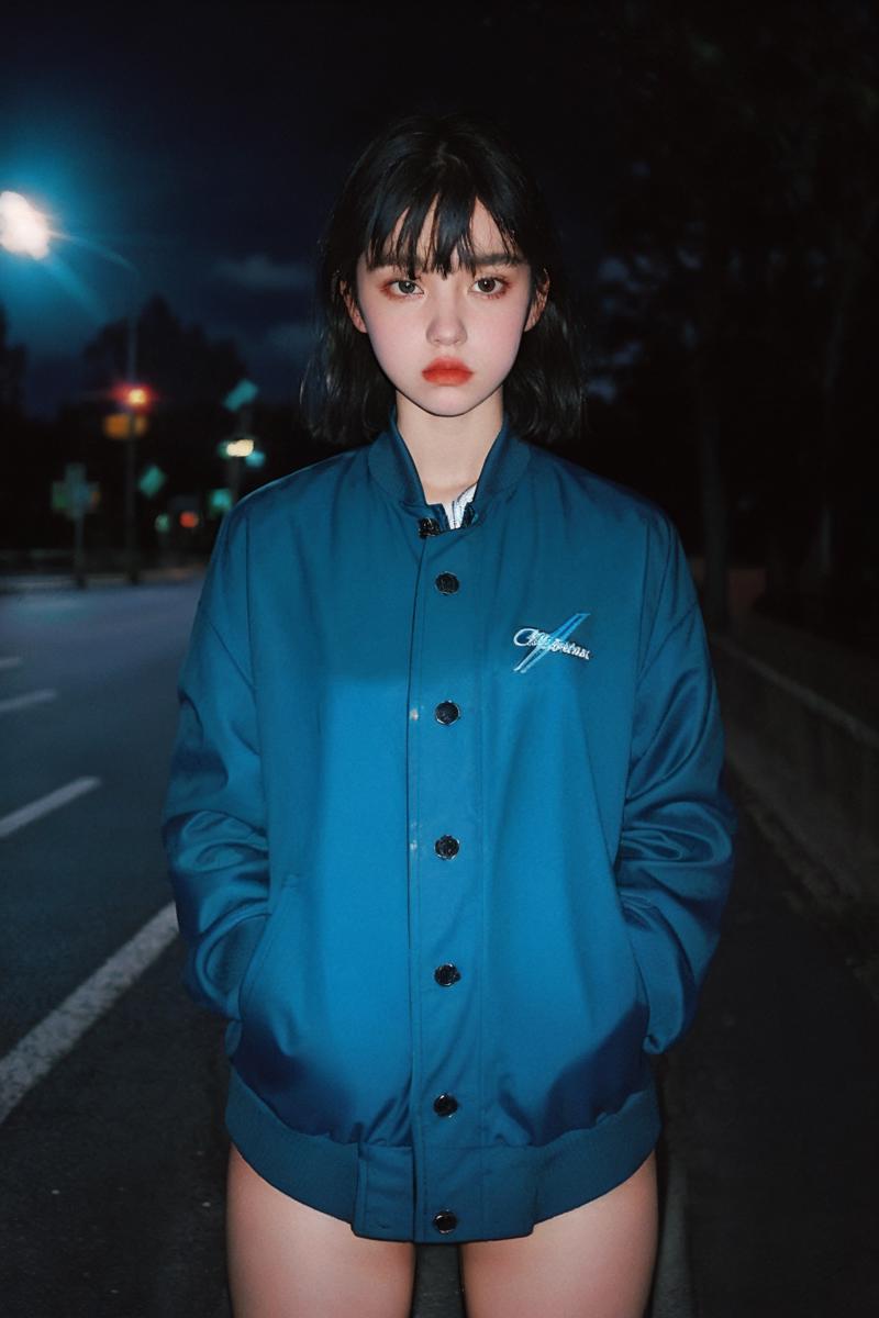 24440-811620643-90s flash photo, empty road, beautiful girl in blue sport jacket, serious face, in front of camera, best quality, masterpiece, r.png